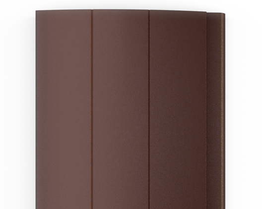 Пенозаполненный профиль коричневый (RAL 8014)